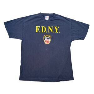 Vintage 90s F.D.N.Y. Fire Department New York City shirt Murina made in USA